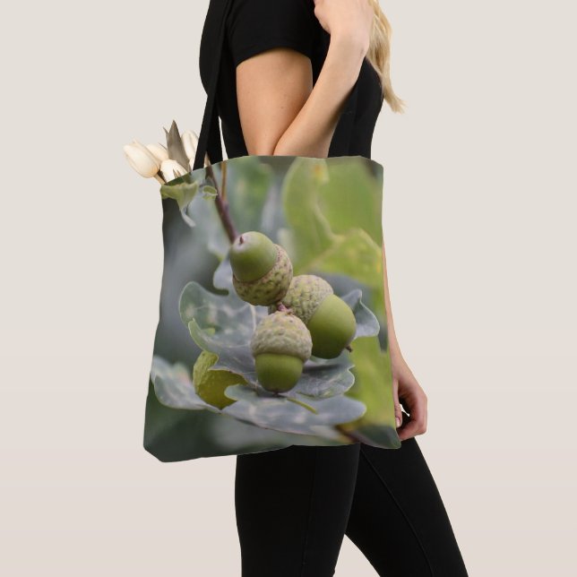 Bolsa Tote Saco de mão em bambu da árvore de bolota (Close Up)