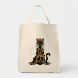Bolsa Tote Saco de mão Emerald Royal Cat Empress