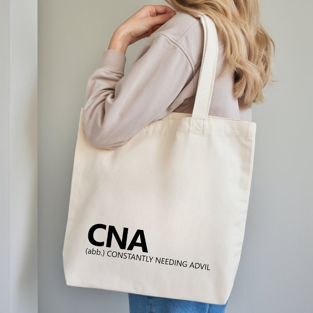 Bolsa Tote Saco de mão engraçado para CNA Presente para traba (Criador carregado)