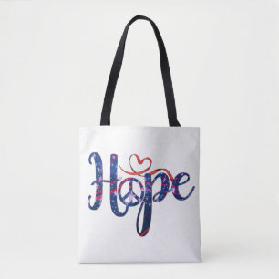 Bolsa Tote Saco de mão Esperança de Paz