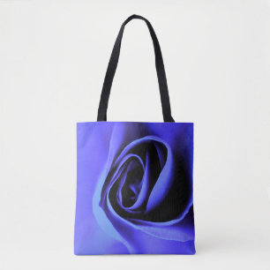 Bolsa Tote Saco de mão estampado com rosa roxa