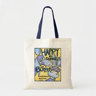 Bolsa Tote Saco de mão Feliz como Burros