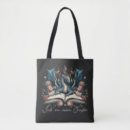 Bolsa Tote Saco de mão Floral Fantasia Livro Dragão