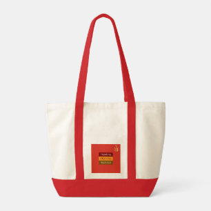 Bolsa Tote Saco de Mão (Forro Vermelho)