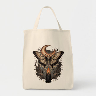 Bolsa Tote Saco de mão gótico de Halloween com desenho de mar