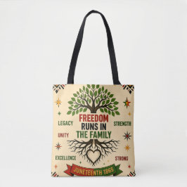 Bolsa Tote Saco de mão Liberdade Corre na Família