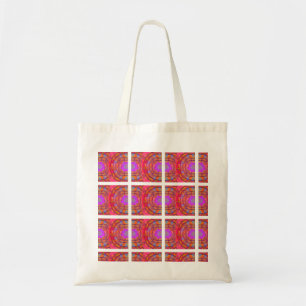 Bolsa Tote Saco de mão - Lindo Abstrato Pêssego e Lavanda