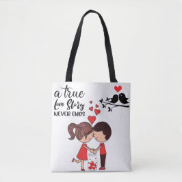 Bolsa Tote Saco de Mão Love Story