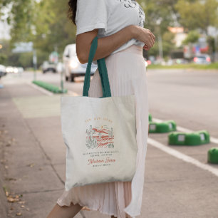 Bolsa Tote Saco de mão Moderno Boho Deserto para as Damas d