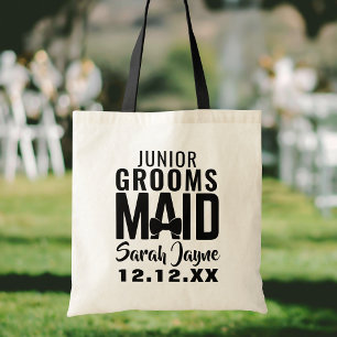 Bolsa Tote Saco de mão moderno para madrinha júnior da festa 