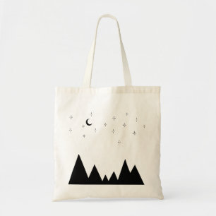 Bolsa Tote Saco de Mão Montanhas e Estrelas