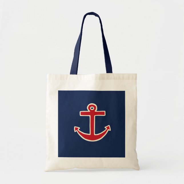 Bolsa Tote Saco de mão náutico (Frente)