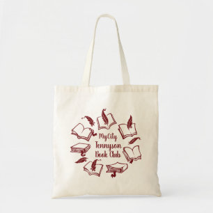 Bolsa Tote Saco de mão para clube do livro (personalizável) 2