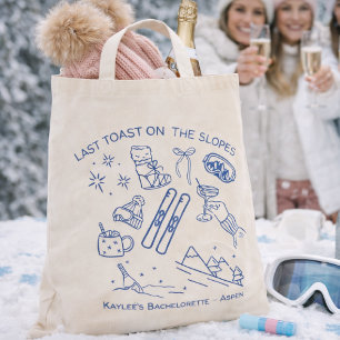Bolsa Tote Saco de mão para despedida de solteira Last Toast 