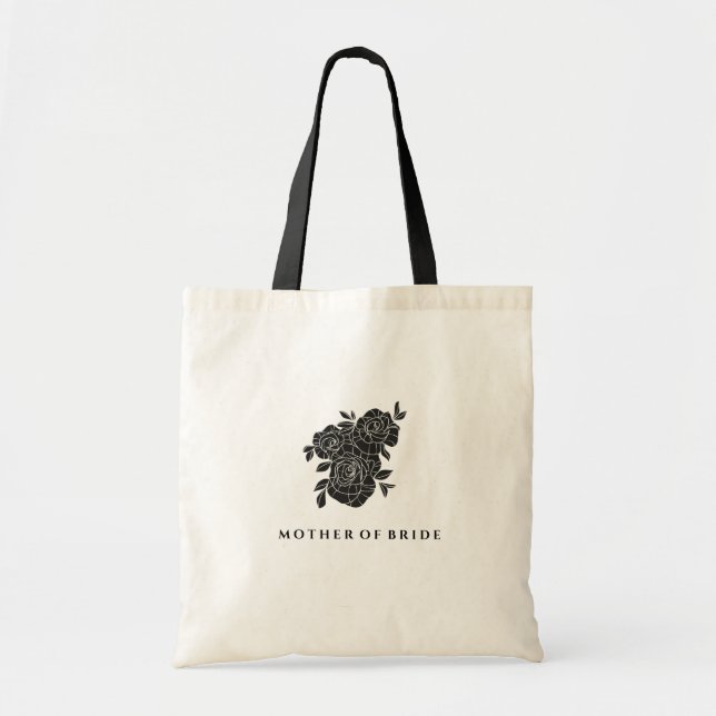 Bolsa Tote Saco de Mão para Mãe da Noiva (Frente)