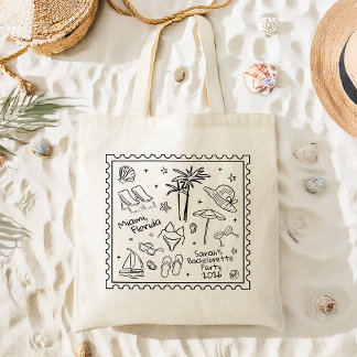 Bolsa Tote Saco de Mão para Solteira na Praia – Design de Pra