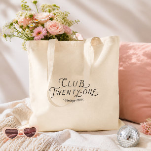 Bolsa Tote Saco de mão personalizado Club Twenty-One
