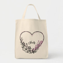 Saco de mão personalizado para damas de honra com 