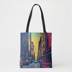 Bolsa Tote Saco de mão Pop Art City Vibes