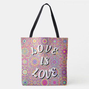 Bolsa Tote Saco de mão Pride Love Is Love
