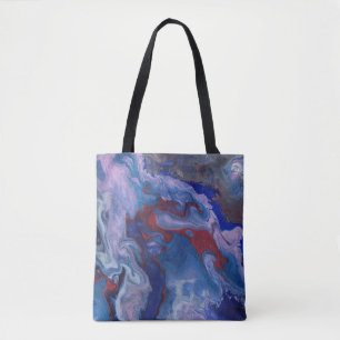 Bolsa Tote Saco de mão roxo vibrante abstrato para vape