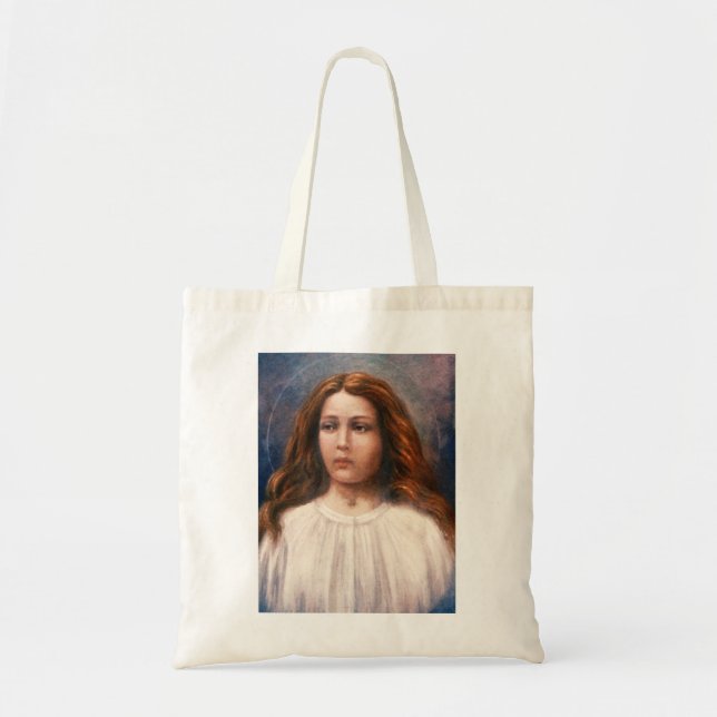 Bolsa Tote Saco de mão Santa Maria Goretti Virgem e Mártir (Frente)