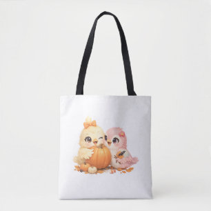 Bolsa Tote Saco de mão simples de amigos de pássaros de Hallo
