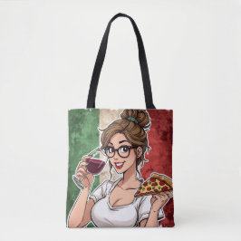Bolsa Tote Saco de mão temático italiano