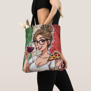 Bolsa Tote Saco de mão temático italiano