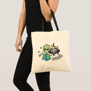 Bolsa Tote Saco de mão Tote de orçamento todo meu Alien