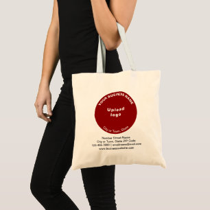 Bolsa Tote Saco de mão Tote Vermelho com Marca Comercial em F