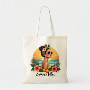 Bolsa Tote Saco de mão tropical de verão Boho