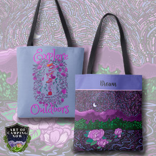 Bolsa Tote Saco de mão Viagem de Acampamento na Natureza Expl