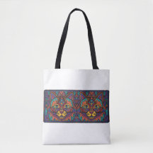 Saco de mão Vibrante Espírito Tribal Gatos