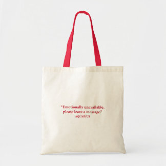 Bolsa Tote Saco de mão Zodiac Aquário Rebelde Utilitário