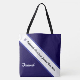 Bolsa Tote Saco de Mãos para Concurso com Faixa Personalizada