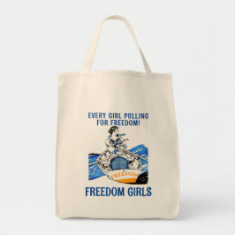 Bolsa Tote Saco de mercearia FREEDOM GIRLS
