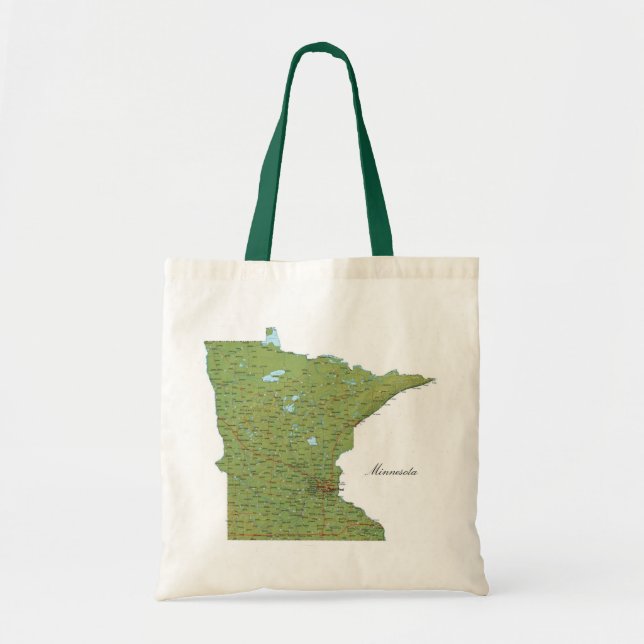 Bolsa Tote Saco de Minnesota (Frente)