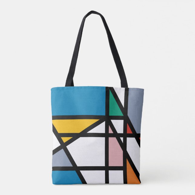Bolsa Tote Saco de Mondriana (Verso)