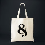 Bolsa Tote Saco de na moda de Ampersand<br><div class="desc">Um e-mail representa a conjunção. Talvez este logograma tenha um significado especial para você. Coloque-o num saco de tote.</div>