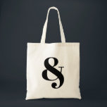 Bolsa Tote Saco de na moda de Ampersand<br><div class="desc">Um e-mail representa a conjunção. Talvez este logograma tenha um significado especial para você. Coloque-o num saco de tote.</div>