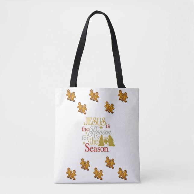 Bolsa Tote Saco de Natal (Frente)