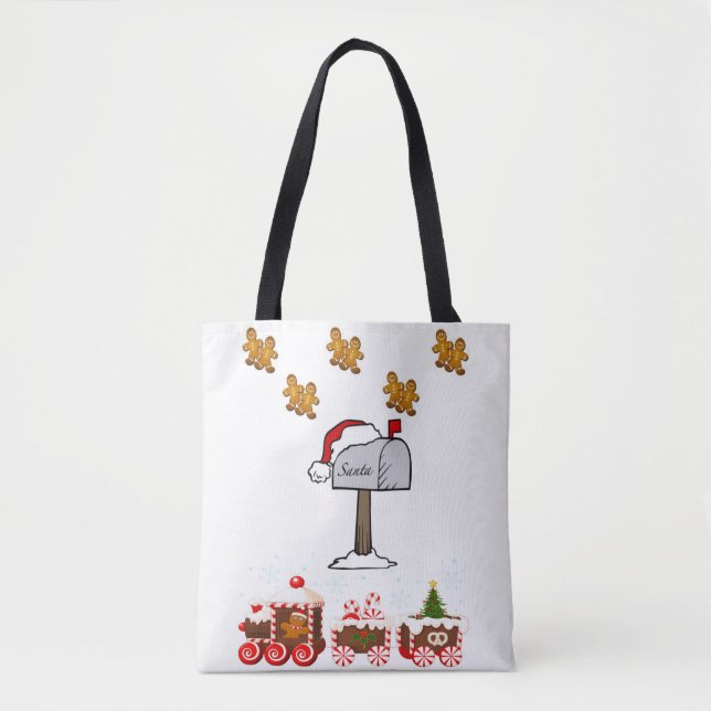 Bolsa Tote Saco de Natal (Frente)