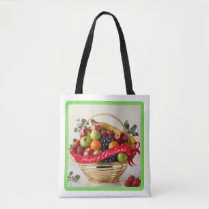 Bolsa Tote Saco de natal de Ouro de Natal Festivo dos EUA