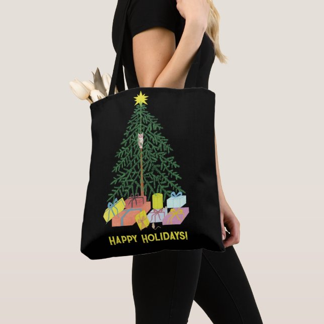 Bolsa Tote Saco de Natal para Árvore de Natal (Close Up)