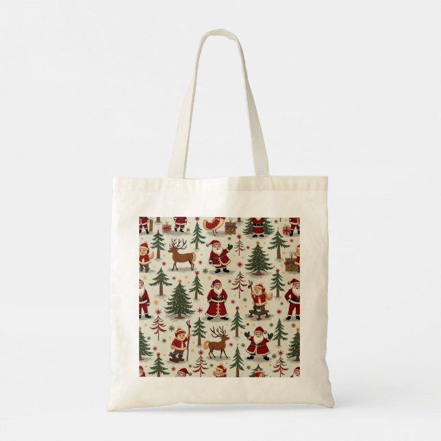 Bolsa Tote saco de Natal único (Verso)