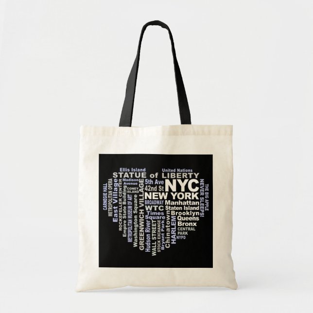 Bolsa Tote Saco de NYC (Frente)