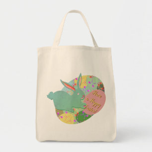 Bolsa Tote Saco de Ovos de Coelho de Páscoa