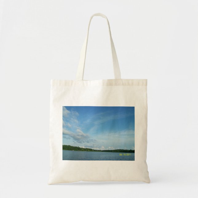 Bolsa Tote Saco de pano com foto da natureza (Frente)