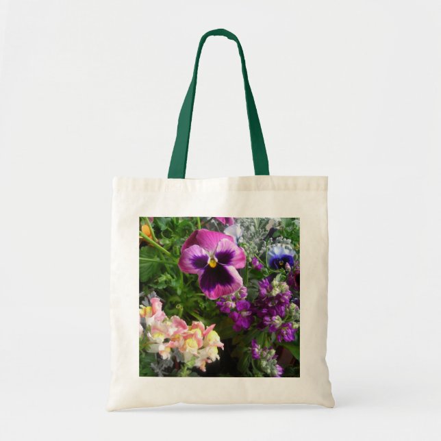Bolsa Tote Saco de Pansy e Amigos (Frente)